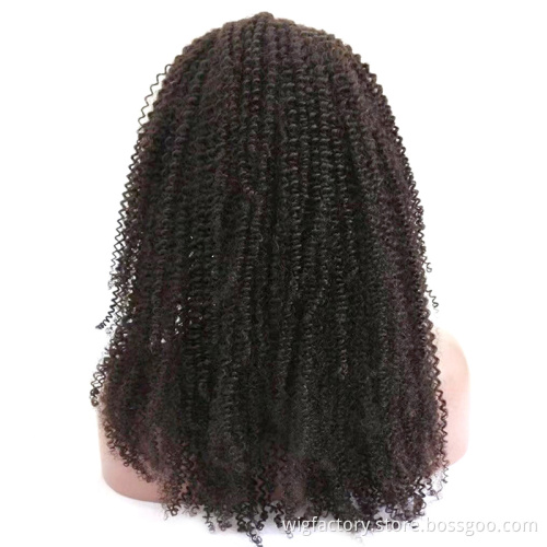 fast shipping raw indian curly wig, 13*4 cheap wigs afro kinky curly indian lace front wig